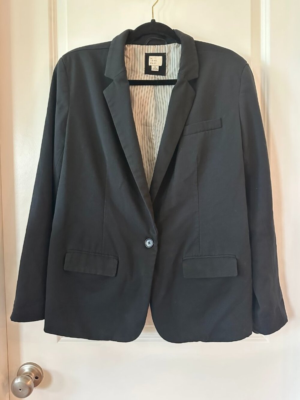A New Day Black Blazer Women's 16